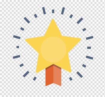 Line chart Line chart Blue, five-pointed star light material transparent background PNG clipart