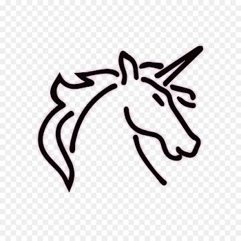 Line Clip art Angle Product Character - unicorn pool 