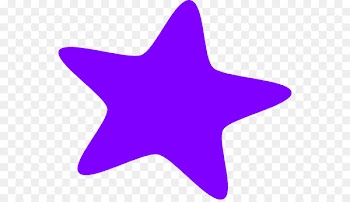 Line Clip art Point Starfish Purple - hustle 