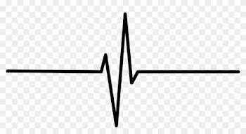 Line Clipart Heartbeat - Heart Rate Vector