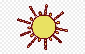 Line Color Natural Sun Light Ray Weather - Circle