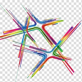 Line , Colorful curve transparent background PNG clipart