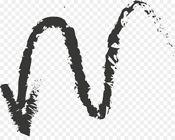 Line Curve Drawing - A curved wavy arrow 