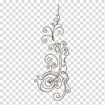 Line Curve Ornament, floral ornament transparent background PNG clipart