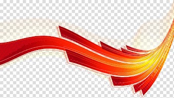 Line Curve Red Euclidean , Colorful science and technology linear flow lines in the background transparent background PNG clipart