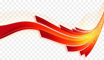 Line Curve Red Euclidean vector - Colorful science and technology linear flow lines in the background 