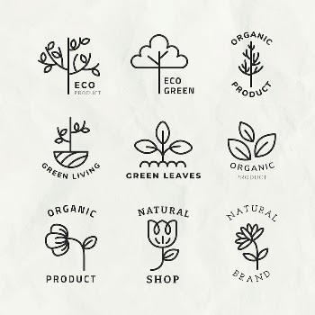 Line eco logo template vector | Free Vector - rawpixel