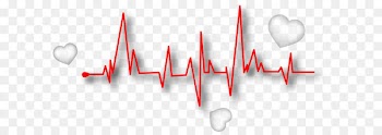 Line Euclidean vector Heart rate Pulse - Decorate heart rate 
