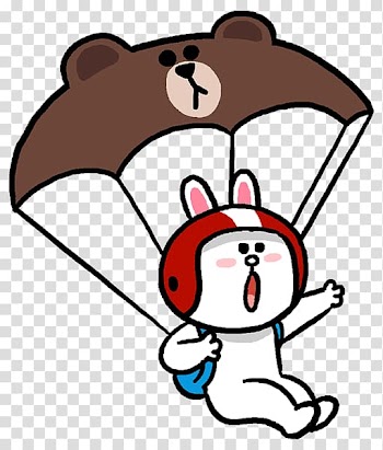 Line Friends Desktop Love , LINE CONY transparent background PNG clipart