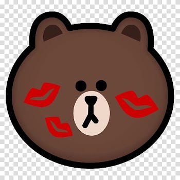 Line Friends LINE BROWN FARM Sticker, camer transparent background PNG clipart