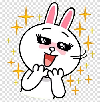 Line Friends Sticker Bear Post-it Note, love dividing line transparent background PNG clipart