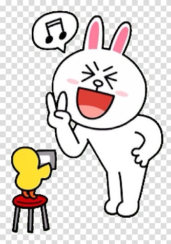 Line Friends Sticker Kakao Friends, line transparent background PNG clipart