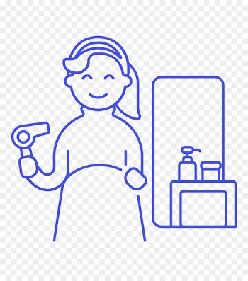 Line Human behavior Product Clip art Angle - hairdresser vector 