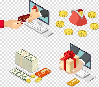 Line, online purchases transparent background PNG clipart