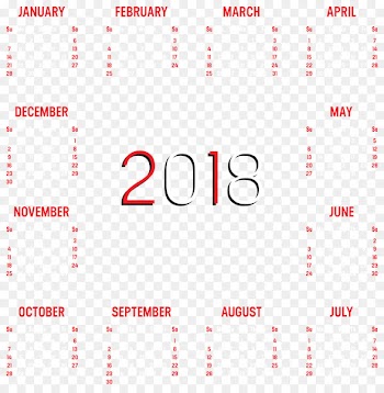 Line Point Angle - 2018 Calendar Transparent PNG Image 
