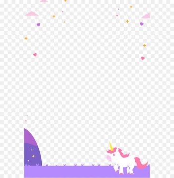 Line Point Angle Area Pattern - Walking unicorn 