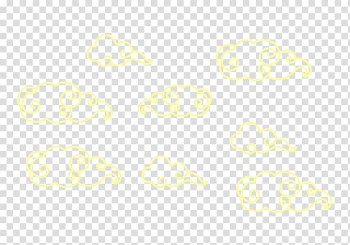 Line Point Angle, golden clouds transparent background PNG clipart