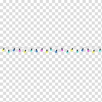 Line Point Body Jewellery Font, guirlande transparent background PNG clipart