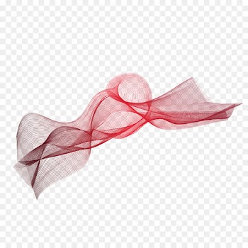 Line Red Euclidean vector - Vector red wavy line 