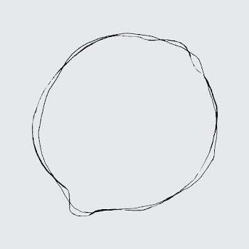 Line sketch circle frame vector