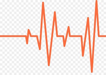 Line Sound Frequency Loudness - Orange sound line 