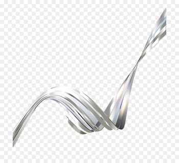 Line Three-dimensional space - Silver dynamic lines of the background vector material 