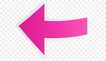 Line Triangle Brand - Pink Arrow Left Transparent PNG Clip Art Image 