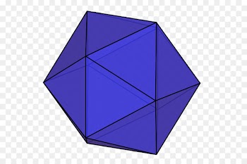 Line Triangle Pattern Product design - icosahedron stamp 
