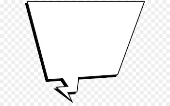 Line Triangle Point Area - Comics Bubble Speech PNG Clip Art Image 