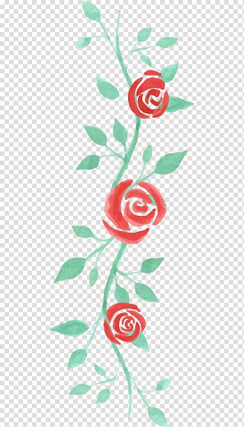 Line, Watercolor floral decoration transparent background PNG clipart