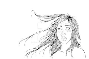 Line work by jinbins on DeviantArt