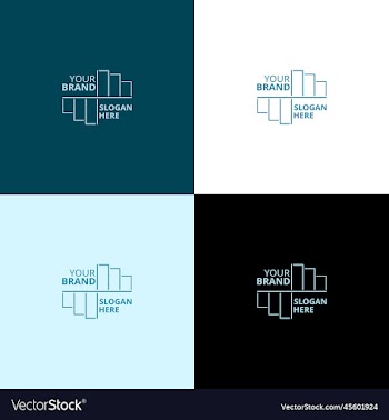 line zigzag logo template