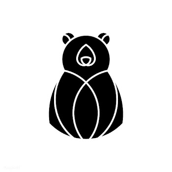 Linear bear geometrical animal vector | Free stock vector - 520926