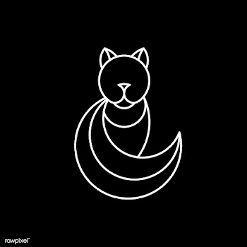 Linear cat geometrical animal vector | Free stock vector - 520912