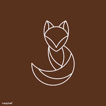 Linear fox geometrical animal vector | Free stock vector - 520910