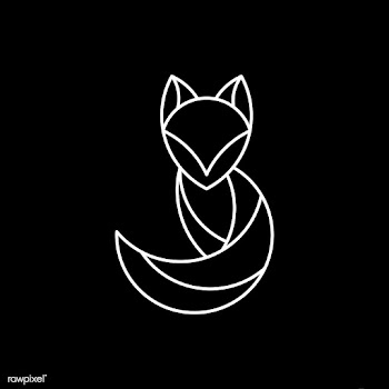 Linear fox geometrical animal vector | Free stock vector - 520978