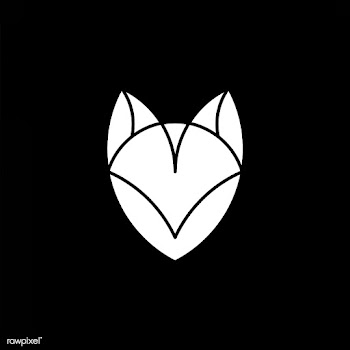Linear illustration of a fox's head | Free stock vector - 524647
