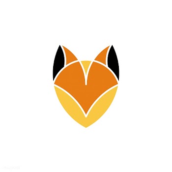 Linear illustration of a fox's head | Free stock vector - 524678