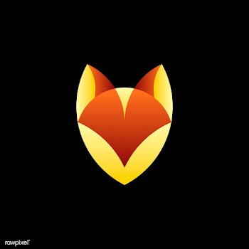 Linear illustration of a fox's head | Free stock vector - 524687