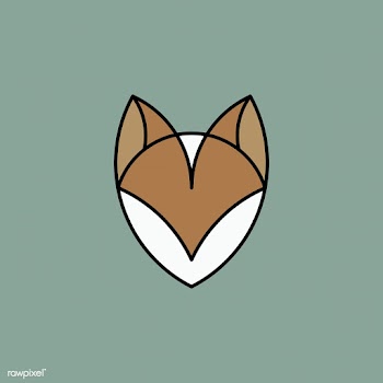 Linear illustration of a fox's head | Free stock vector - 524699