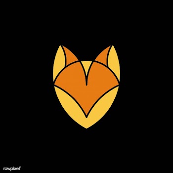 Linear illustration of a fox's head | Free stock vector - 524707