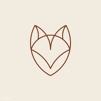 Linear illustration of a fox's head | Free stock vector - 524770