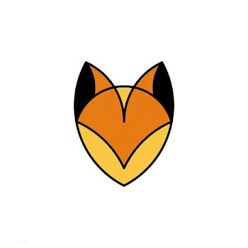 Linear illustration of a fox's head | Free stock vector - 524803