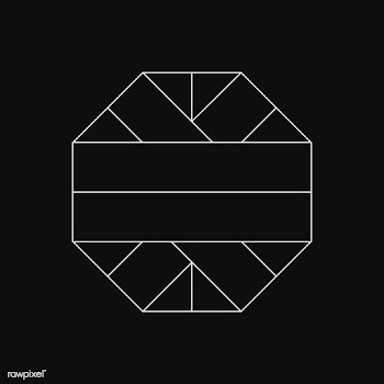 Linear illustration of a geometric shape | Free stock vector - 518172