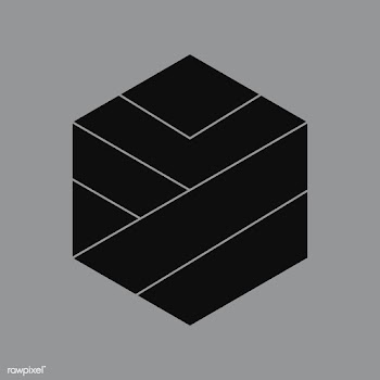 Linear illustration of a hexagon shape | Free stock vector - 518395
