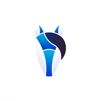 Linear illustration of a horse's head | Free stock vector - 524712