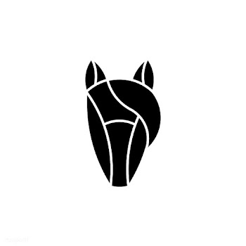 Linear illustration of a horse's head | Free stock vector - 524718