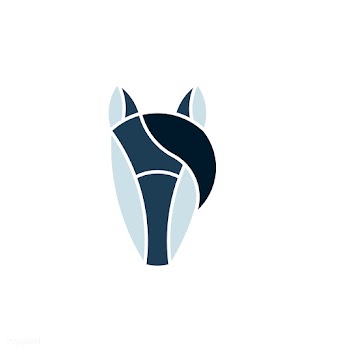 Linear illustration of a horse's head | Free stock vector - 524797