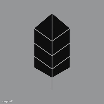 Linear illustration of a leaf | Free stock vector - 518392