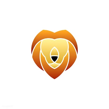Linear illustration of a lion's head | Free stock vector - 524721